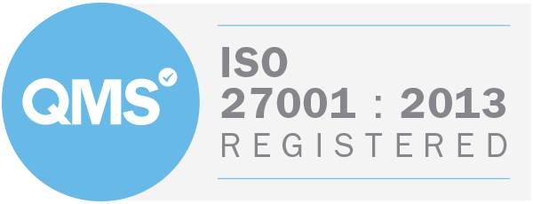 ISO 27001 : 2013 Registered